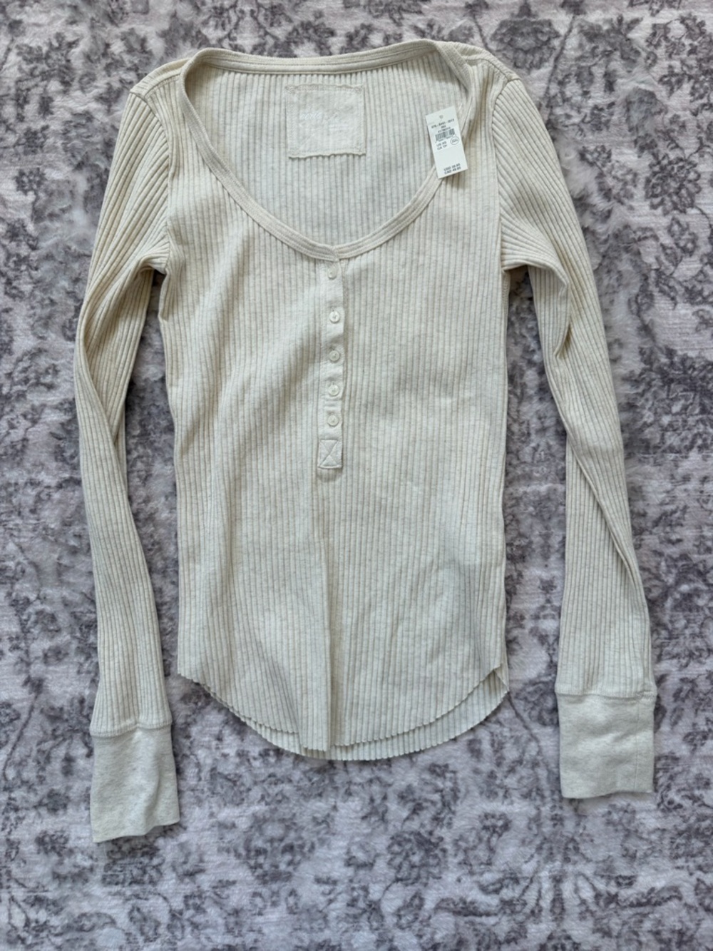 NWT Aerie Essential Henley Layering T-Shirt Size XS